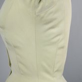 Shirtdress, Anne Fogarty pale green faille, 1954, detail of sleeve structure
