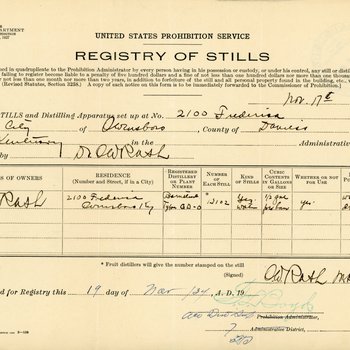 Registry of Stills