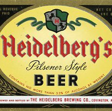 Heidelberg's Pilsener Style Beer Label