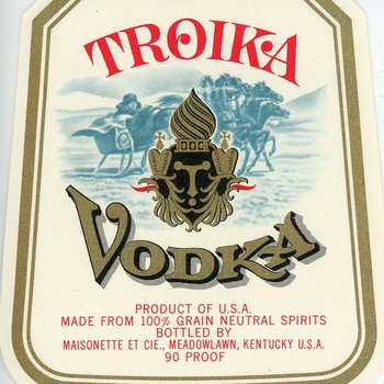 Troika Vodka (Maisonette et Cie.)