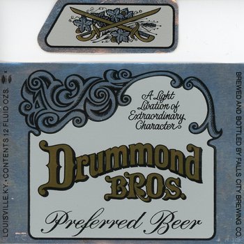Drummond Bros. Preferred Beer (Falls City Brewing Co.)