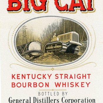 Big Cat Kentucky Straight Bourbon Whiskey (General Distillers Corporation)