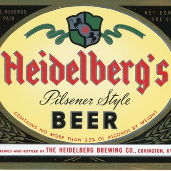 Heidelberg's Pilsener Style Beer (The Heidelberg Brewing Co.)