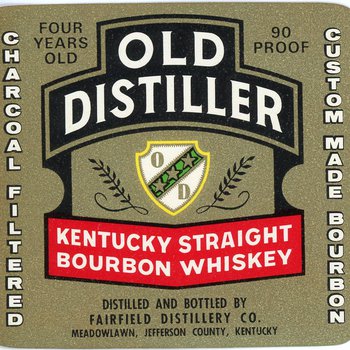 Old Distiller Kentucky Straight Bourbon Whiskey (Fairfield Distillery Co.)