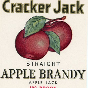 Cracker Jack Straight Apple Brandy (General Distillers Corporation of Kentucky)