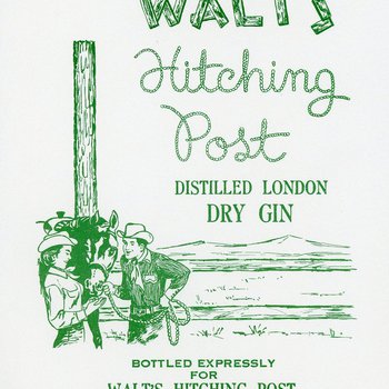 Walt's Hitching Post Distilled London Dry Gin (Bottled for Walt's Hitching Post)