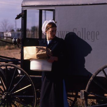 Young Amish woman