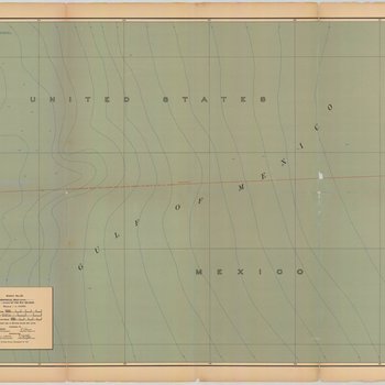 Topographical Map of the Rio Grande From Roma To The Gulf Of Mexico Sheet No. 30 [Gulf of Mexico]