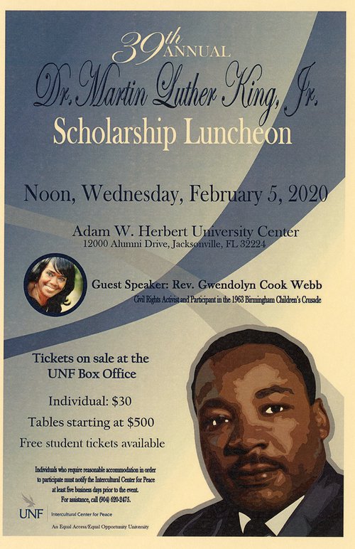 MLK Scholarship Luncheon Flyer