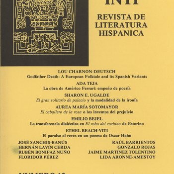 INTI Número 12 - 1980, Front Cover