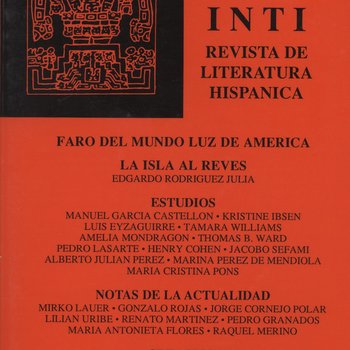 INTI Número 39 - Primavera 1994, Front Cover