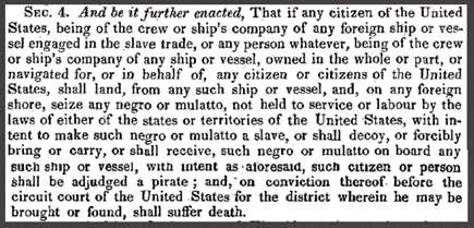 1820 May 15. An Act to continue in force "An act to protect the commerce of the United States, and punish the crime of piracy," and also to make further provisions for punishing the crime of piracy.