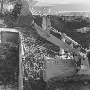 Construction of McKee Library - Dirt Work