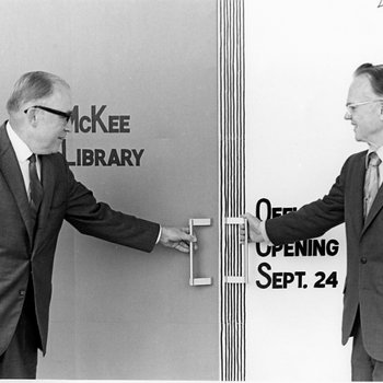 Opening Doors of McKee Library