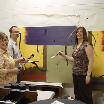Library Painting During 2007 Remodel