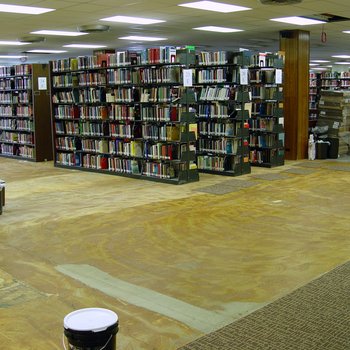 New Carpet at McKee Library