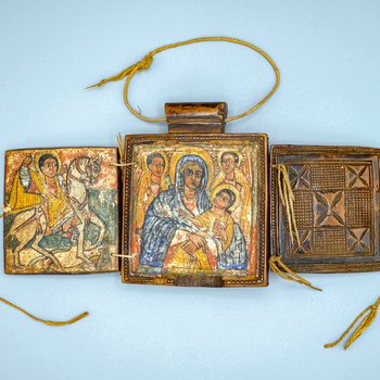 Double-Sided Painted Icon