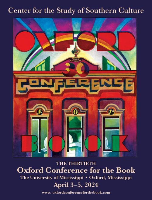 Poster for 2024 Oxford Conference for the Book