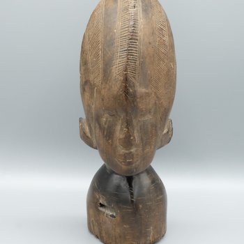 Bakuba Wood 'Queen Mother' Bust