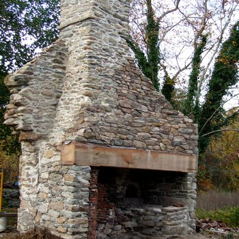 Waite Potter House 410: Chimney and Firebox Restoration, Restored Chimney and Firebox