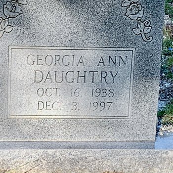 Georgia Ann Daughtry