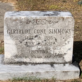 Gertrude Cone Simmons