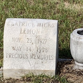 Beatrice Hicks Lemon