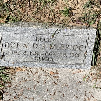 Donald "Duck" B. McBride