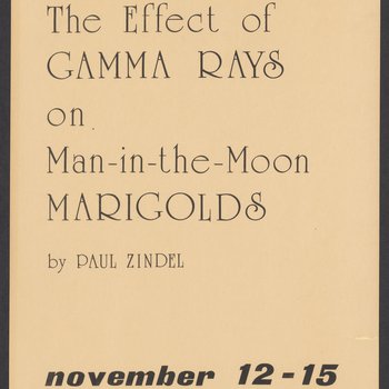 The Effect of Gamma Rays on Man-in-the-Moon Marigolds, 1977