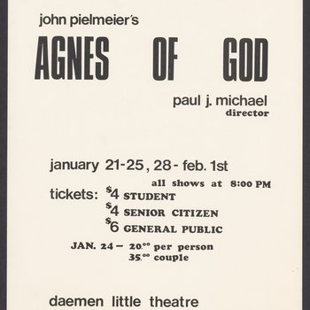 Agnes of God, 1987