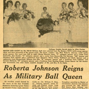 Roberta Johnson Reigns as Military Ball Queen