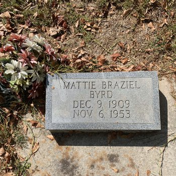 Mattie Braziel Byrd