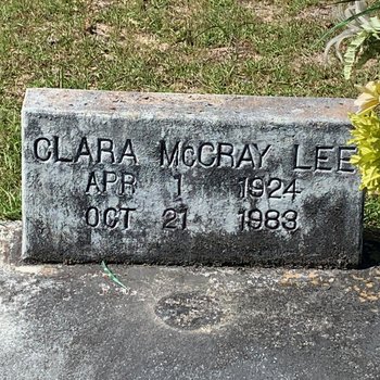 Clara McCray Lee