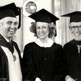 1981 CBR Commencement: Don Ross Marylou Whitney and Hugh Carville