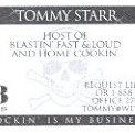 Tommy Starr's Business Card