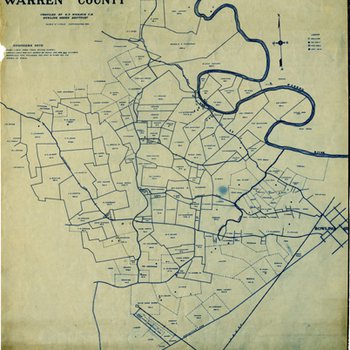 Jo. Hieatt's Farm Map of Western Warren County