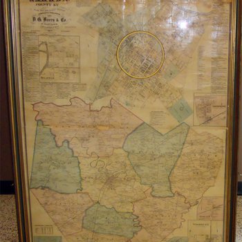 Map of Warren County, Kentucky