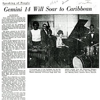 Gemini 14 Will Soar to Caribbean