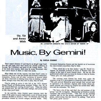 Music, By Gemini!