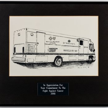 A Drawing of a Mamography Unit Vehicle