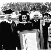 1991 CBR Commencement: Lynns and Rosses Christine Lynn Honorary Degree