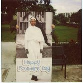 Founders Day: Greg Malfitano behind nun cutout