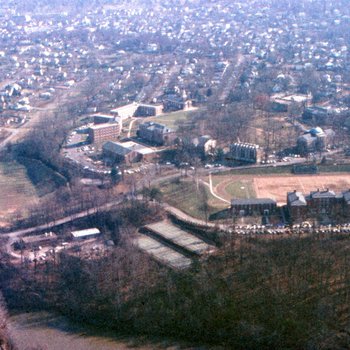 Aerial View of Campus, August 1970