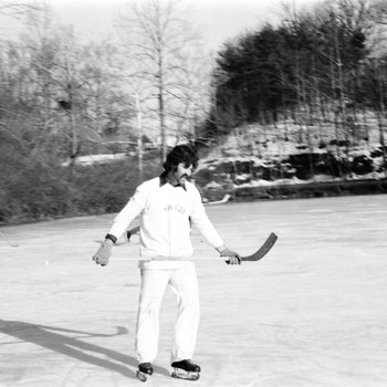 Matt Foster: Ice Hockey on College Lake, January 1978