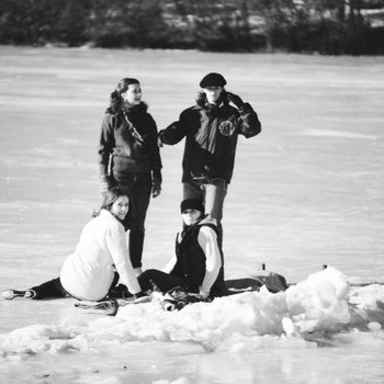 Skating on College Lake, January 1978 4