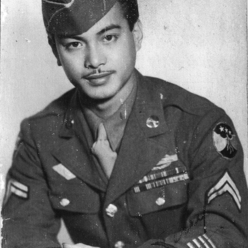 Filipino soldier in uniform