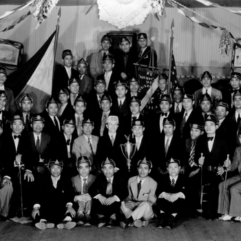 Men in event hall - Worshipful Daguhoy Lodge of the Legionarios del Trabalo