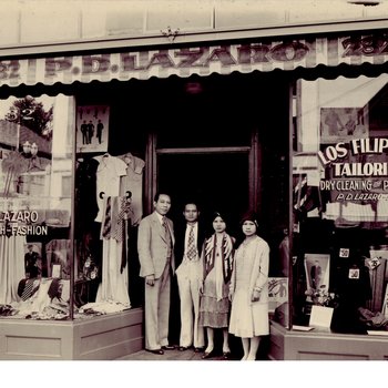 Los Filipinos Tailoring with Lazaro family