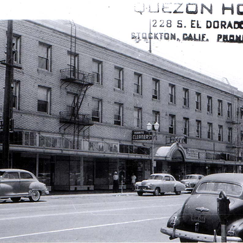 Quezon Hotel in Stockton 228 S. El Dorado Street