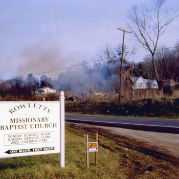 Sign for Rowlett's Missionary Baptist Church